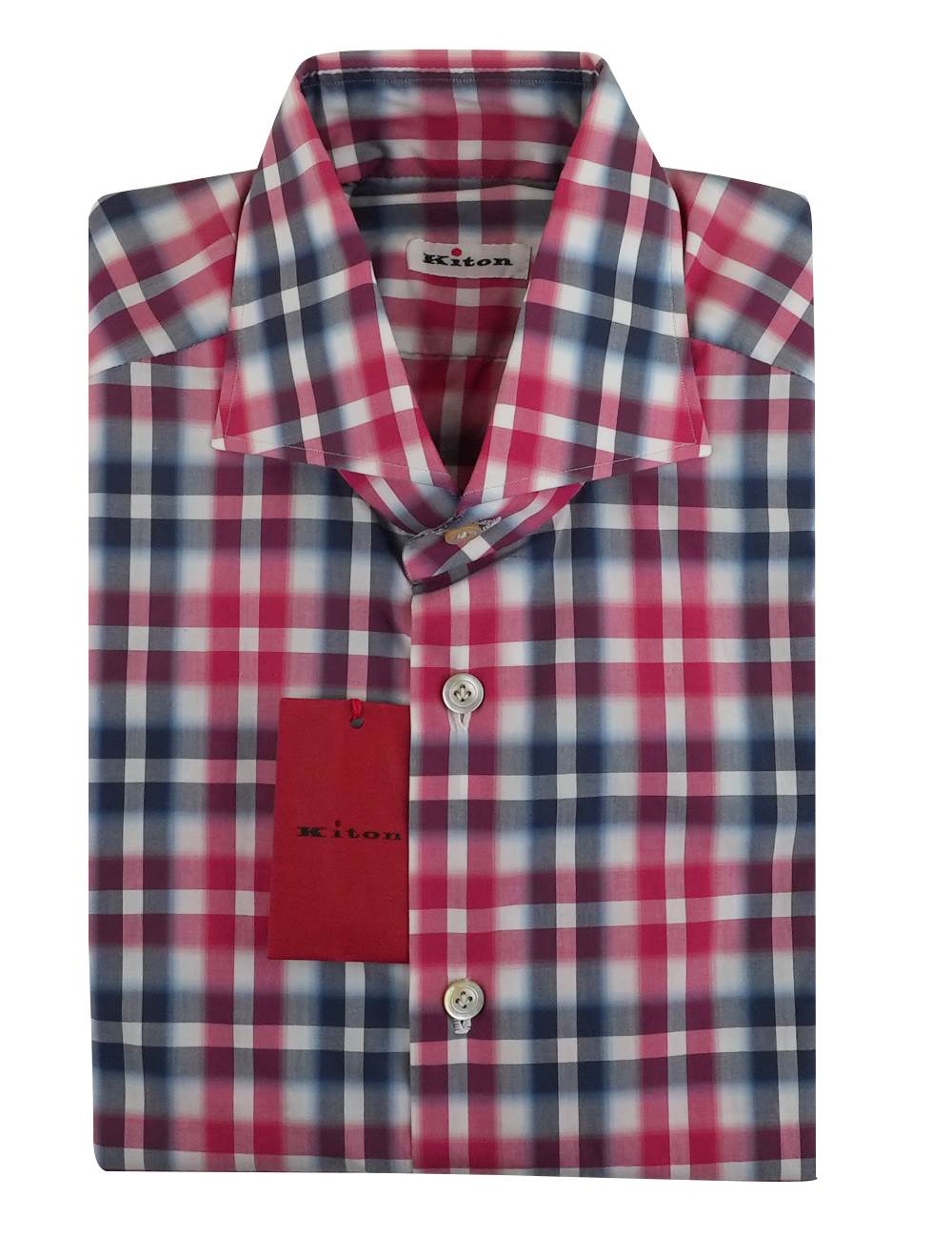 Kiton Multicolor Cotton Shirt Multicolor