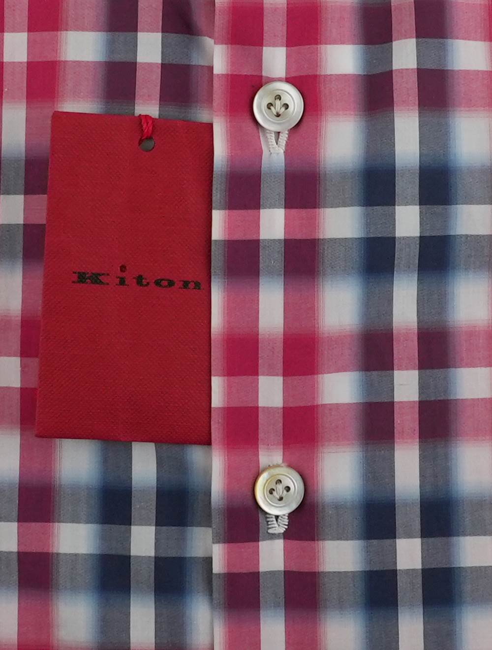 Kiton Multicolor Cotton Shirt Multicolor - view 2