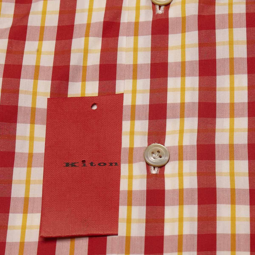 Kiton Multicolor Cotton Shirt Multicolor - view 3