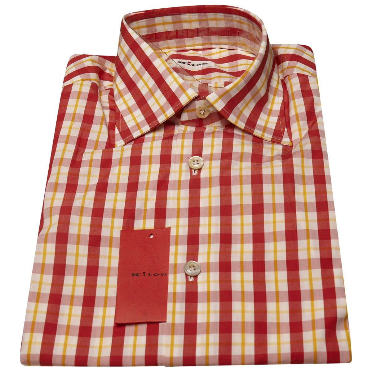 Kiton Multicolor Cotton Shirt Multicolor - view 4