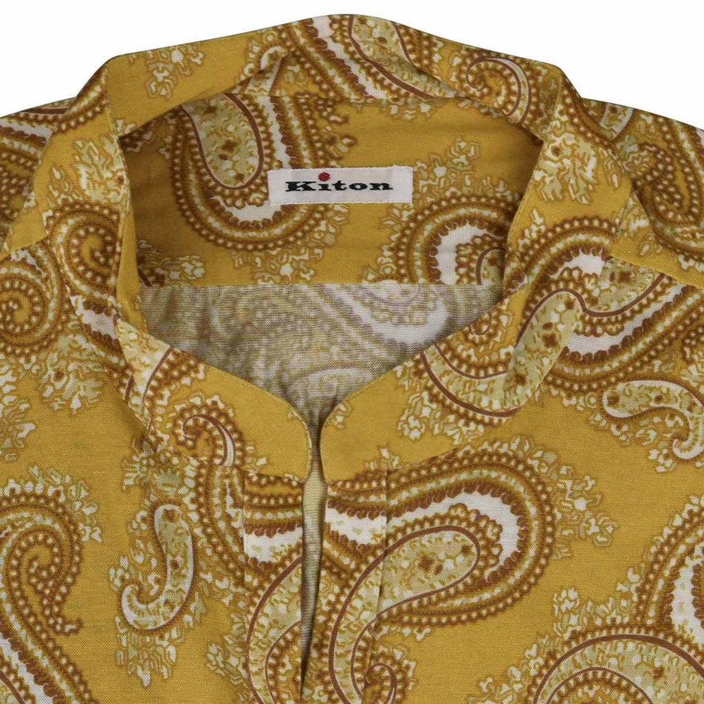 Kiton Multicolor Cotton Corean Shirt Multicolor - view 6