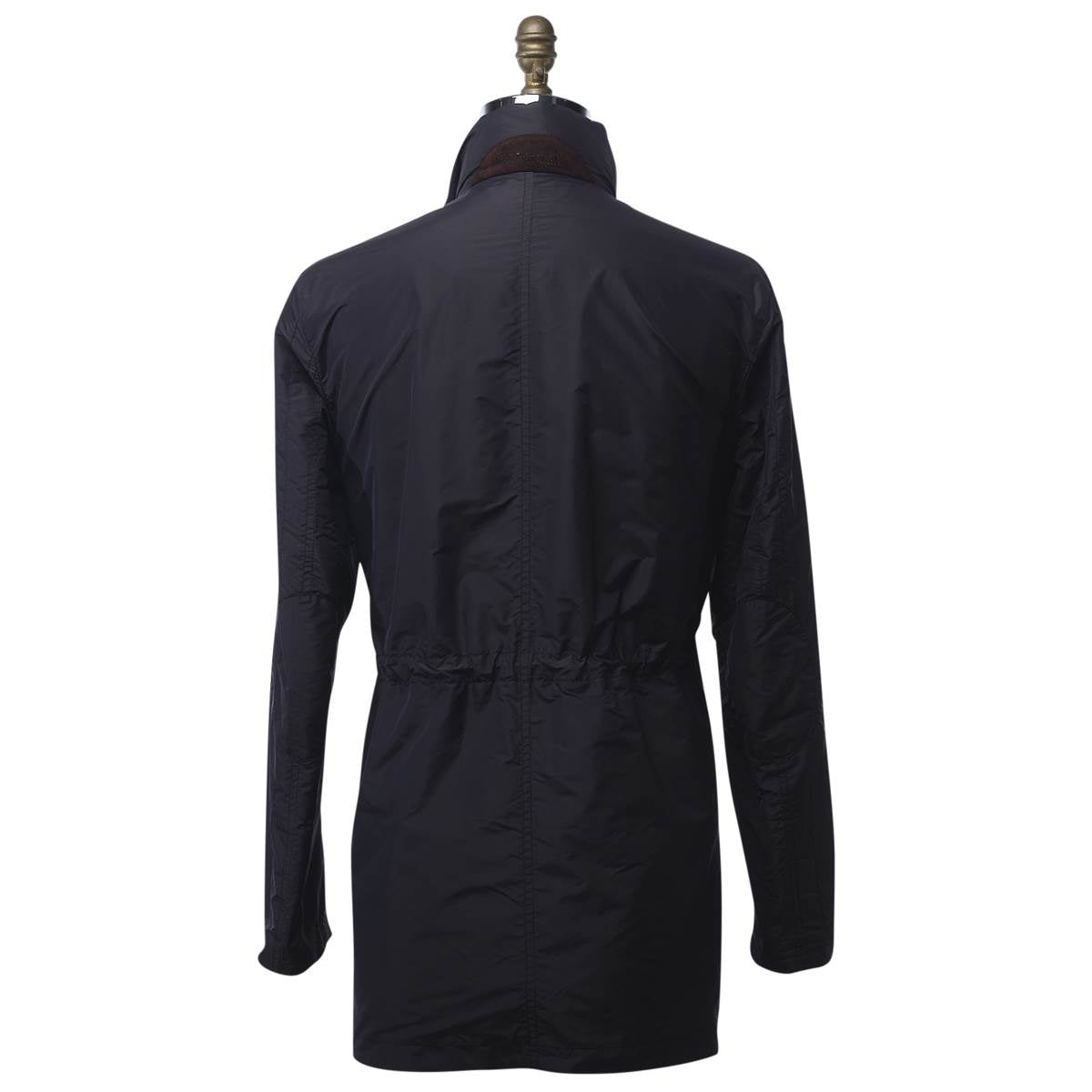 Kiton Light Gray Pl Silk Coat - view 3