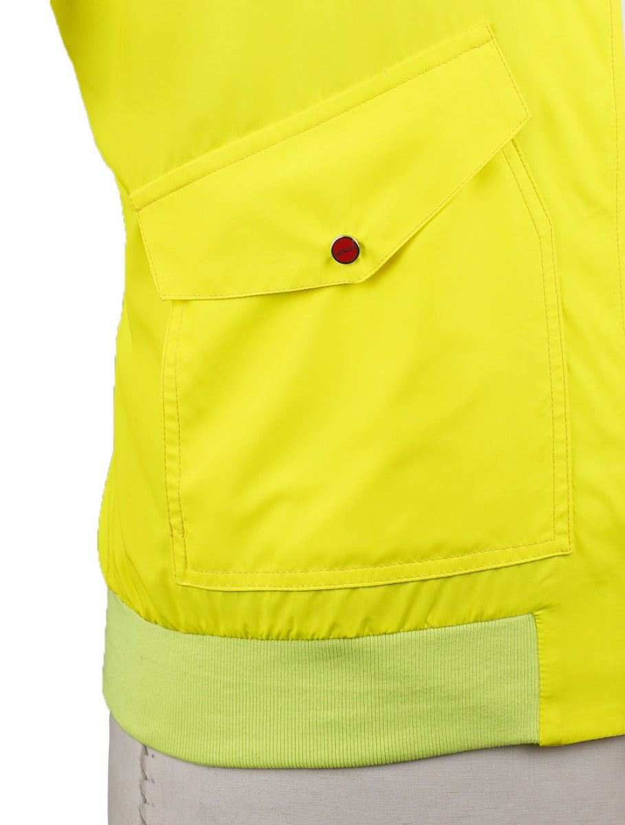 Kiton Yellow Plaid Gilet — view 4