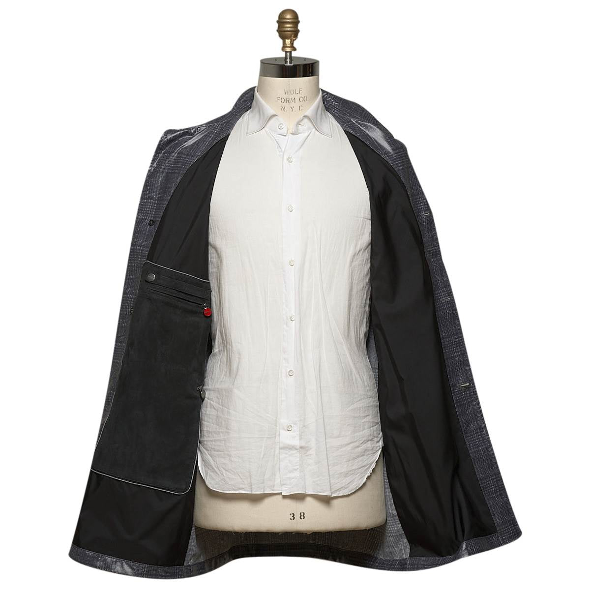 Kiton Blue Pl Pu Coat - view 4