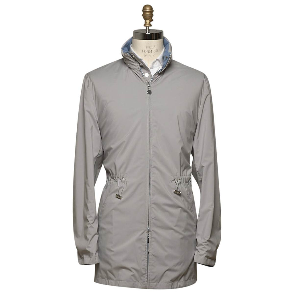 Kiton Light Blue Beige Pa Ea Pu Coat - view 5
