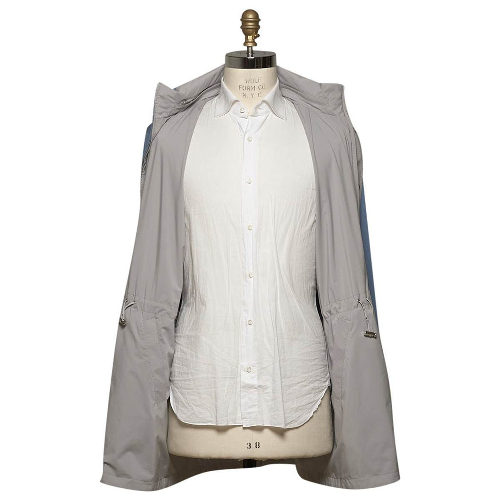 Kiton Light Blue Beige Pa Ea Pu Coat - view 9