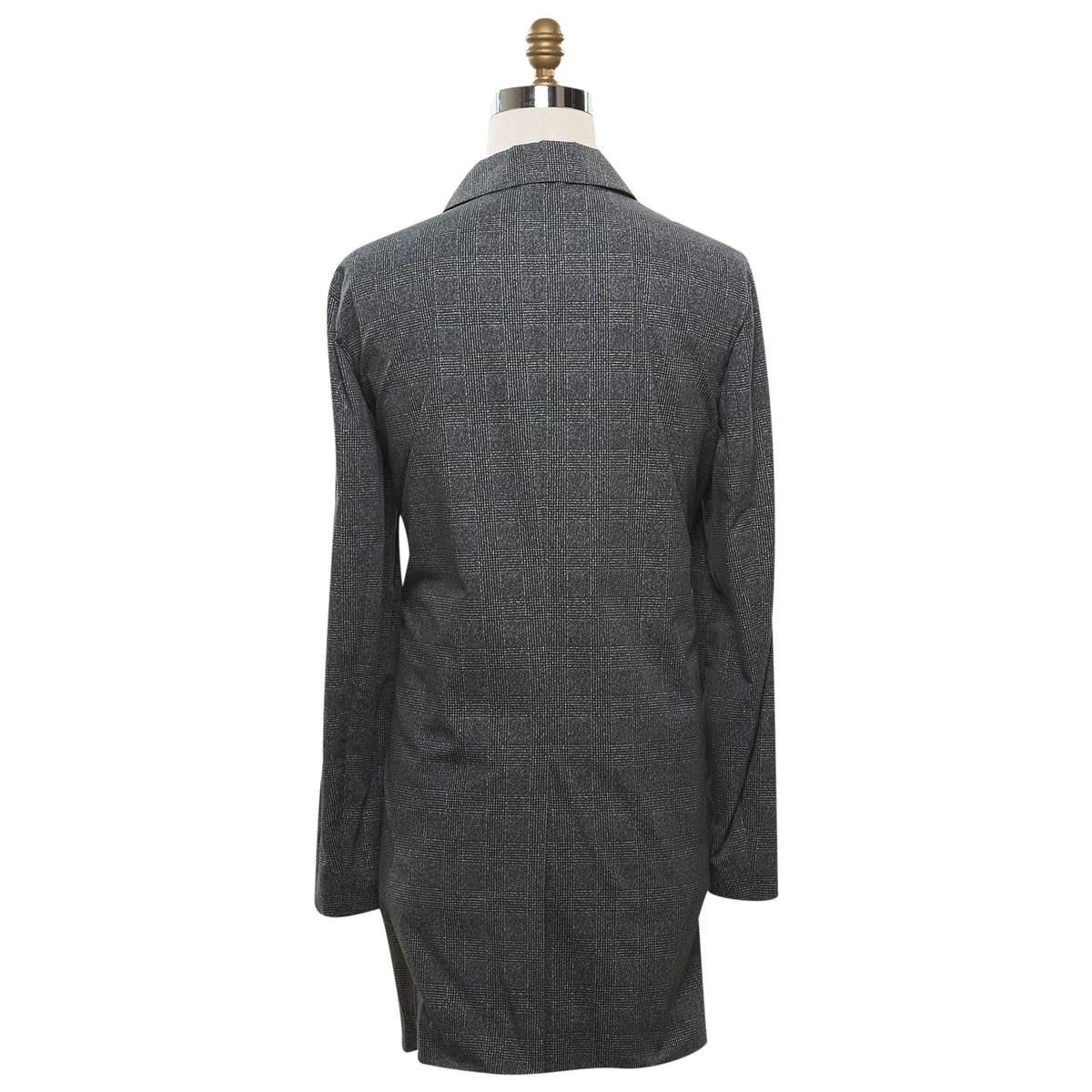 Kiton Gray Cotton Coat - view 3