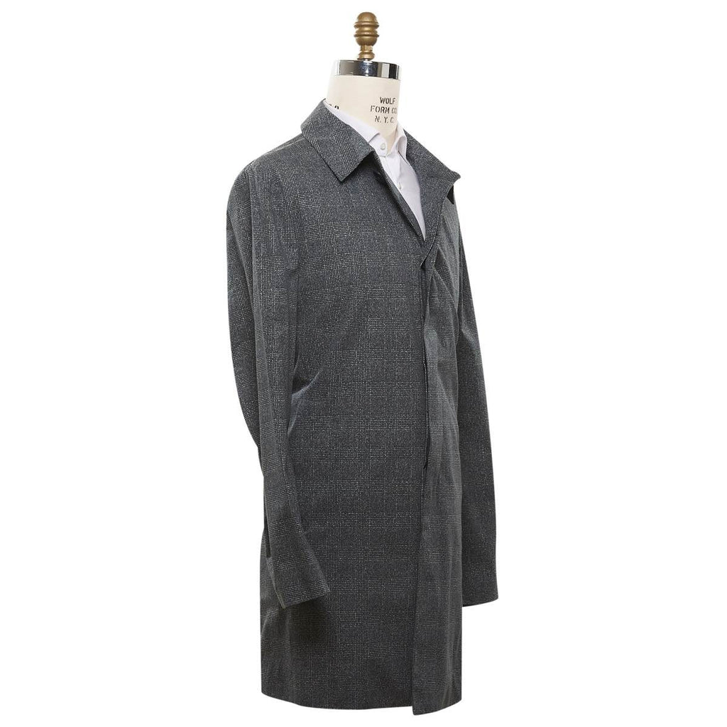 Kiton Gray Cotton Coat - view 6