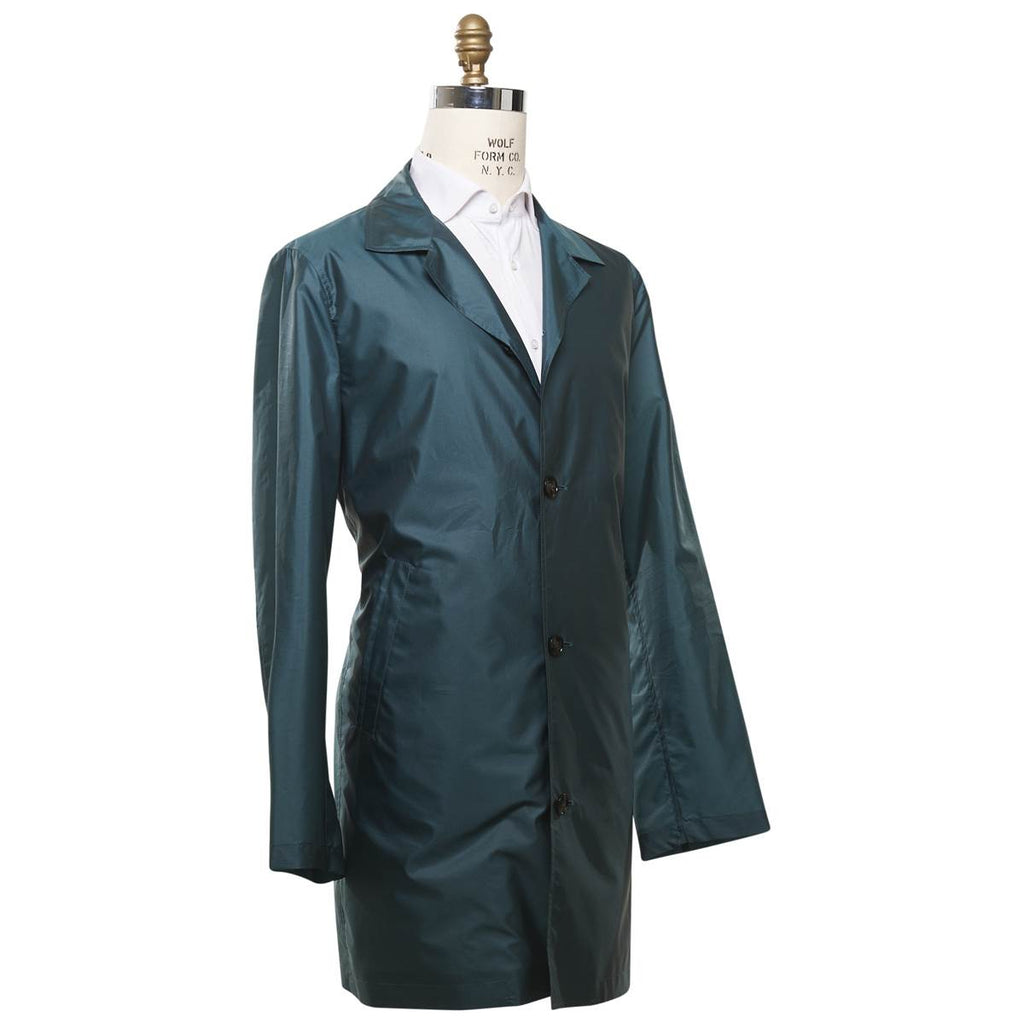 Kiton Green Pl Silk Packable Rain Coat - view 2
