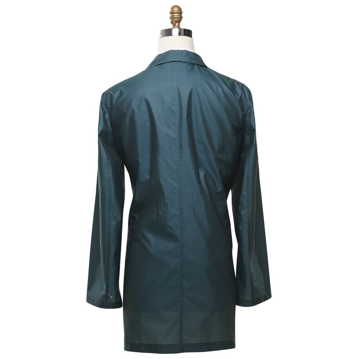 Kiton Green Pl Silk Packable Rain Coat - view 3