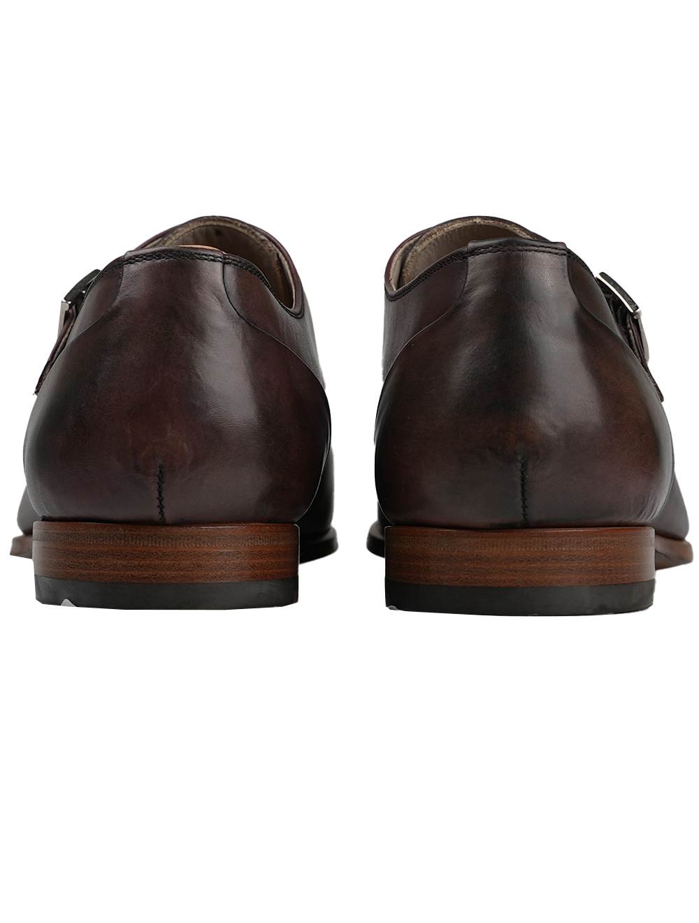 Kiton Brown Leather Crocodile Dress Shoes