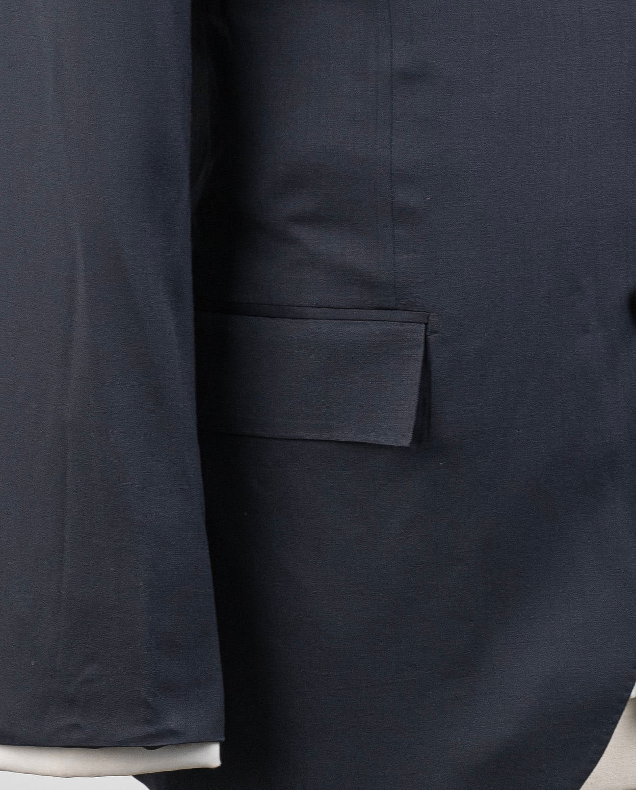 Kiton Blue Navy Virgin Wool Suit Drop 7R — view 3