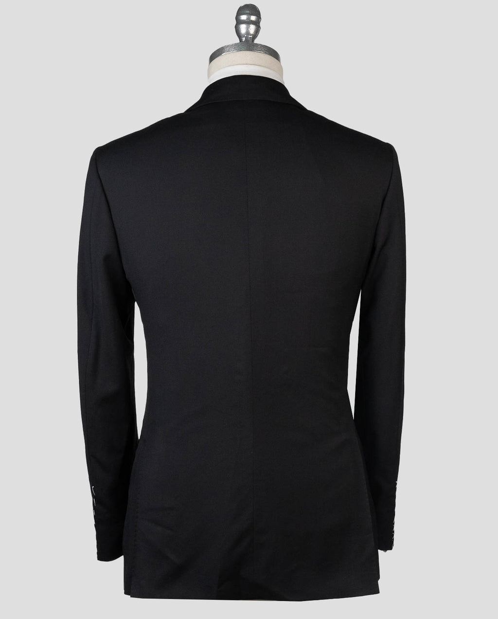 Kiton Black Virgin Wool Suit Drop 7R (5009) — view 5