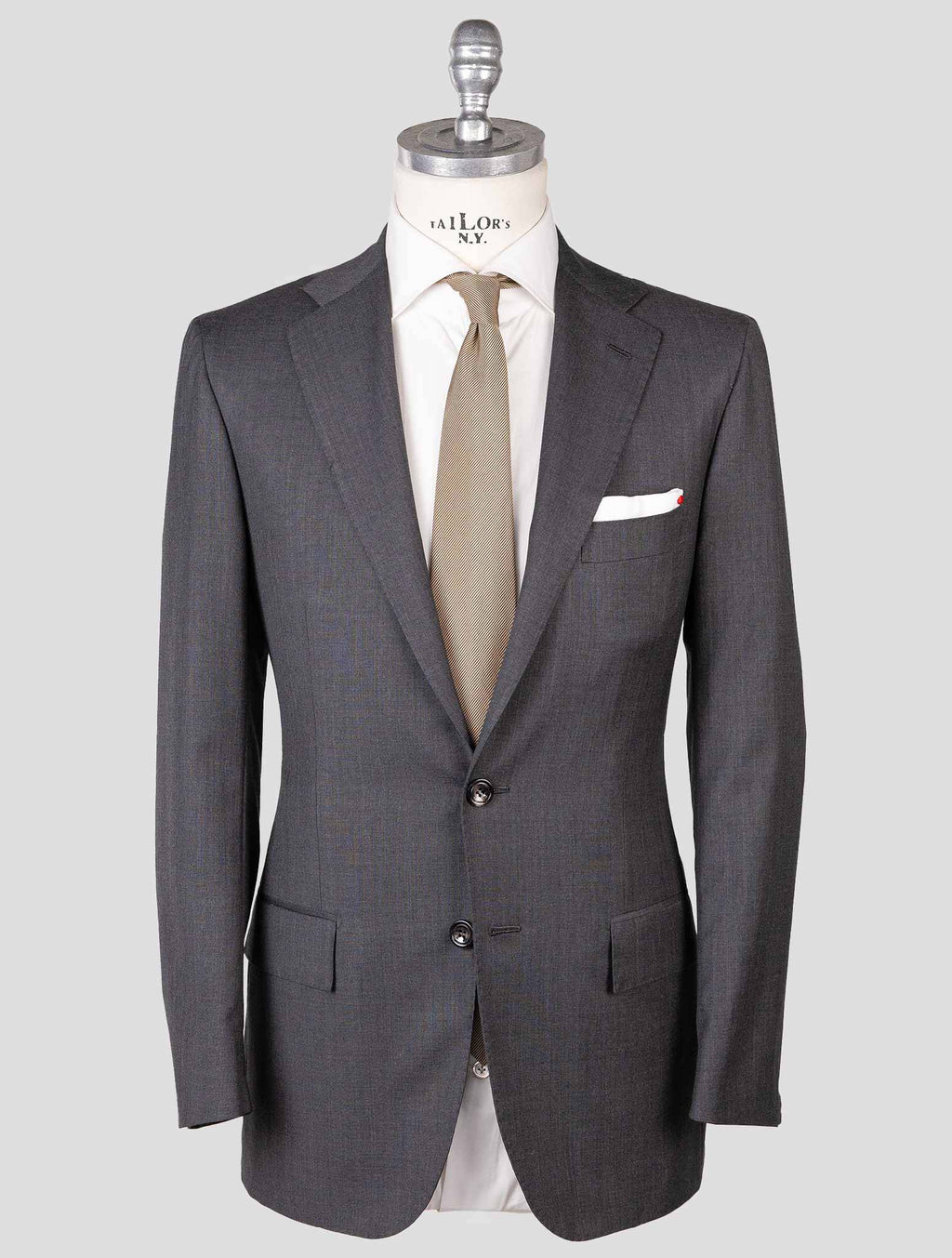 Kiton Gray Wool Suit
