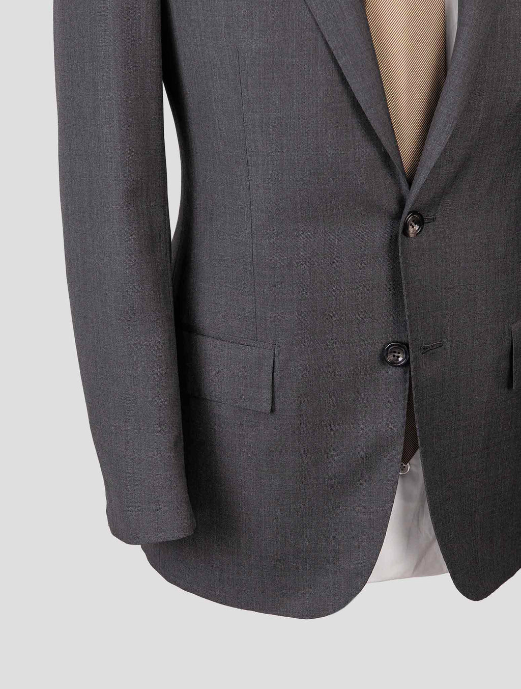 Kiton Gray Wool Suit — view 7