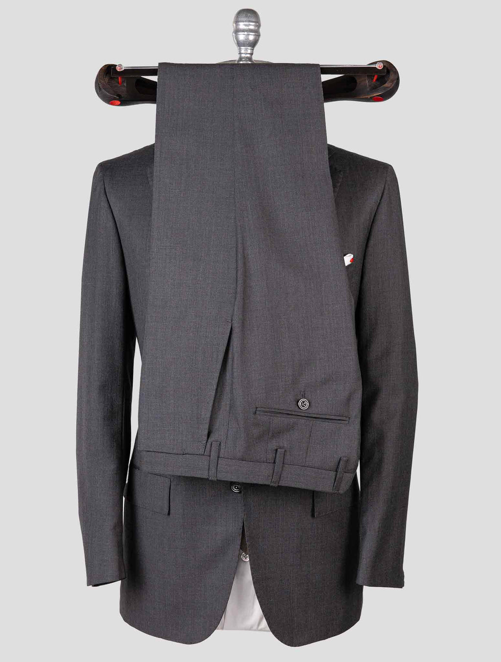 Kiton Gray Wool Suit — view 3