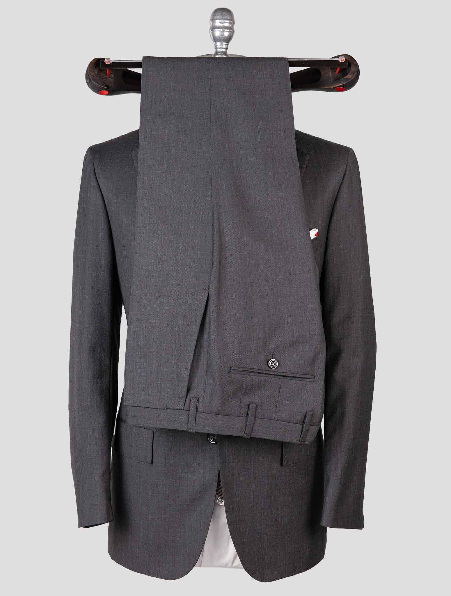 Kiton Gray Wool Suit — view 3