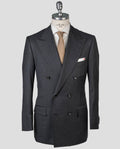 Kiton Gray Virgin Wool 140's Suit Drop 7R