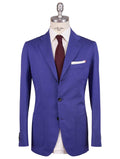 Kiton Blue Lyocell Viscose Silk Ea Suit