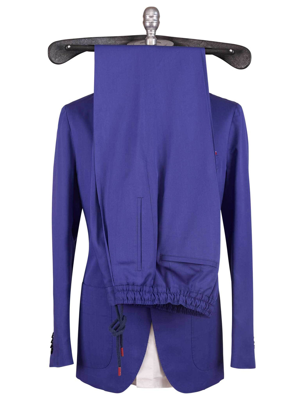 Kiton Blue Lyocell Viscose Silk Ea Suit - view 2