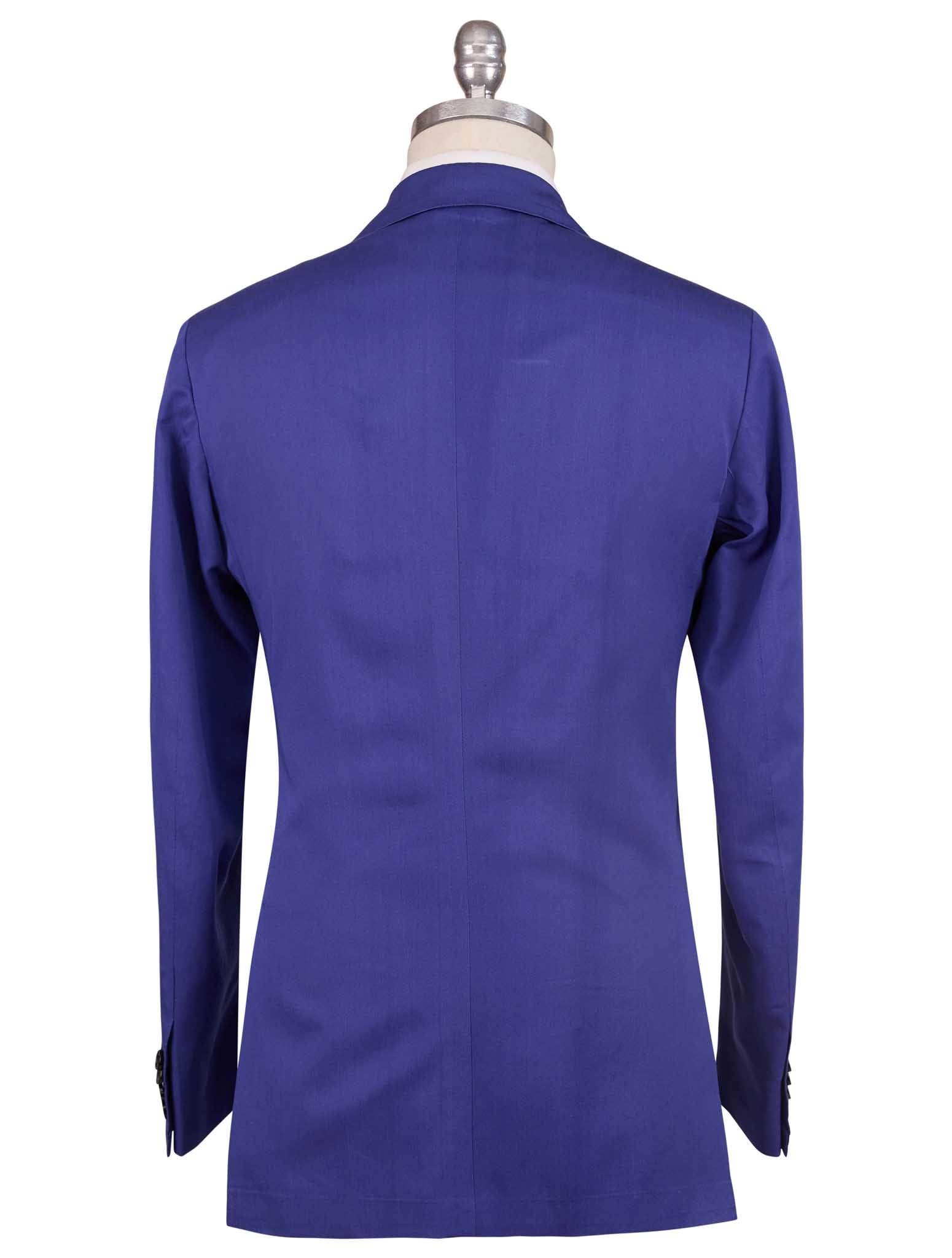 Kiton Blue Lyocell Viscose Silk Ea Suit - view 6