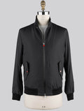 Kiton Black Pl Coat Black