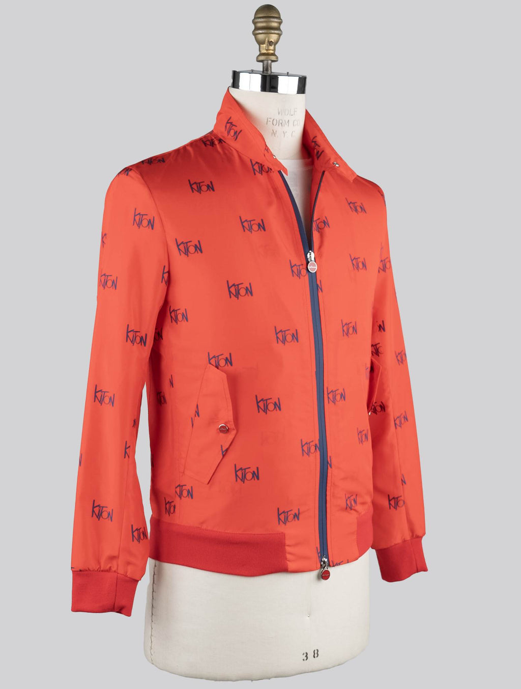 Kiton Red Blue Pl Coat - view 2