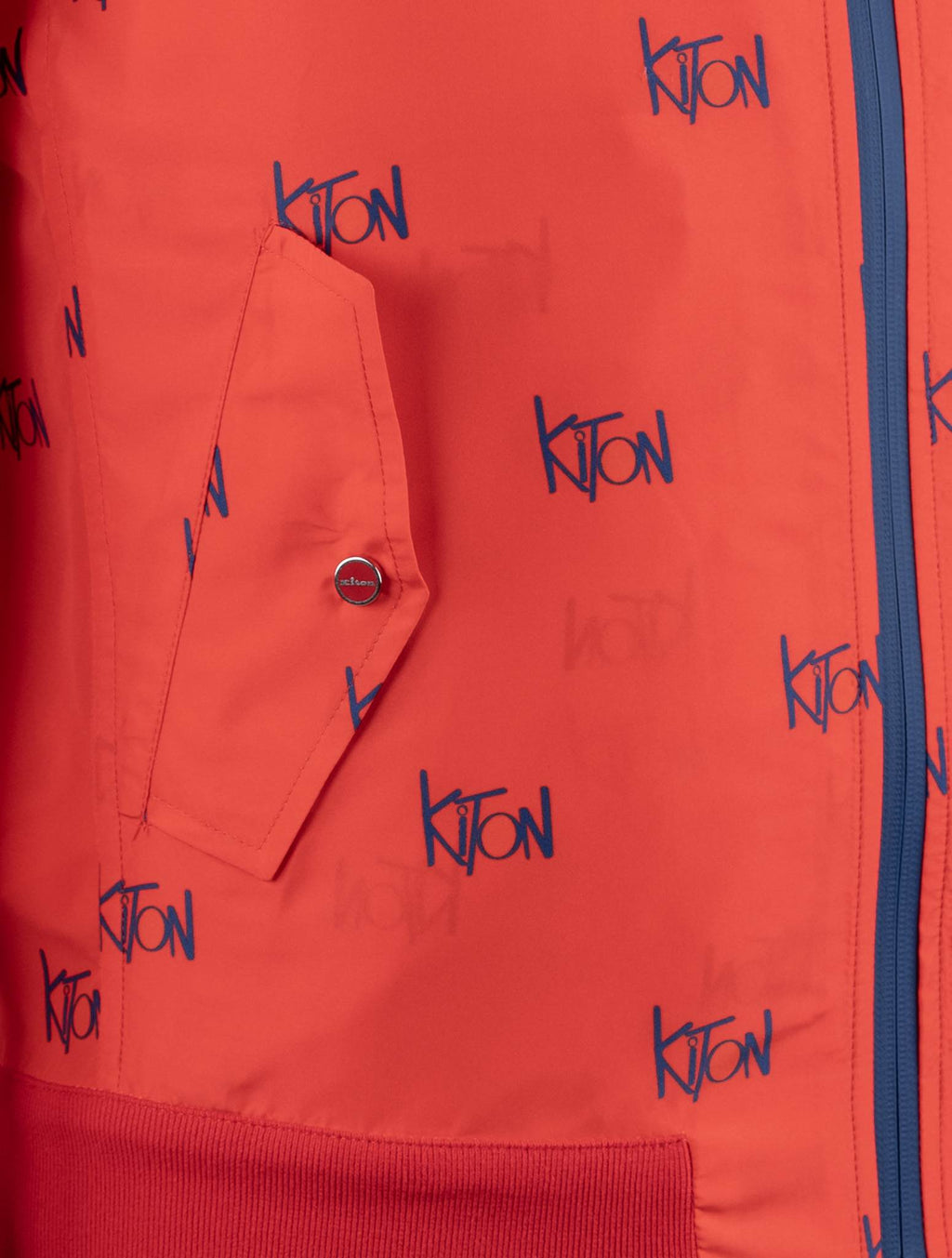 Kiton Red Blue Pl Coat - view 4