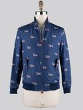 Kiton Blue Pl Coat Blue