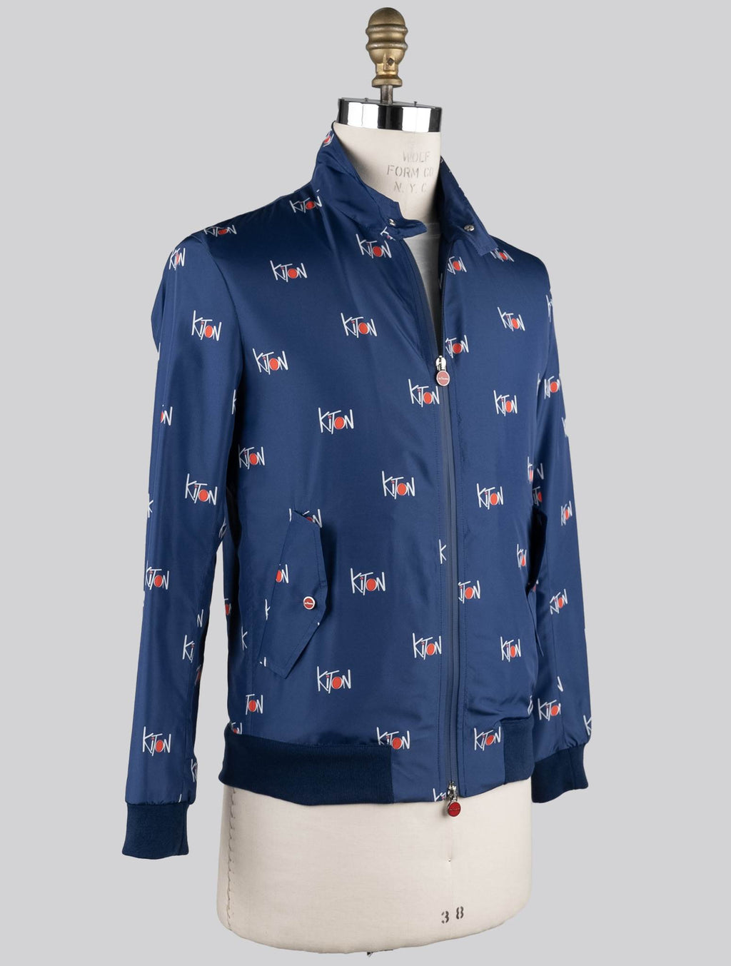 Kiton Blue Pl Coat Blue - view 2