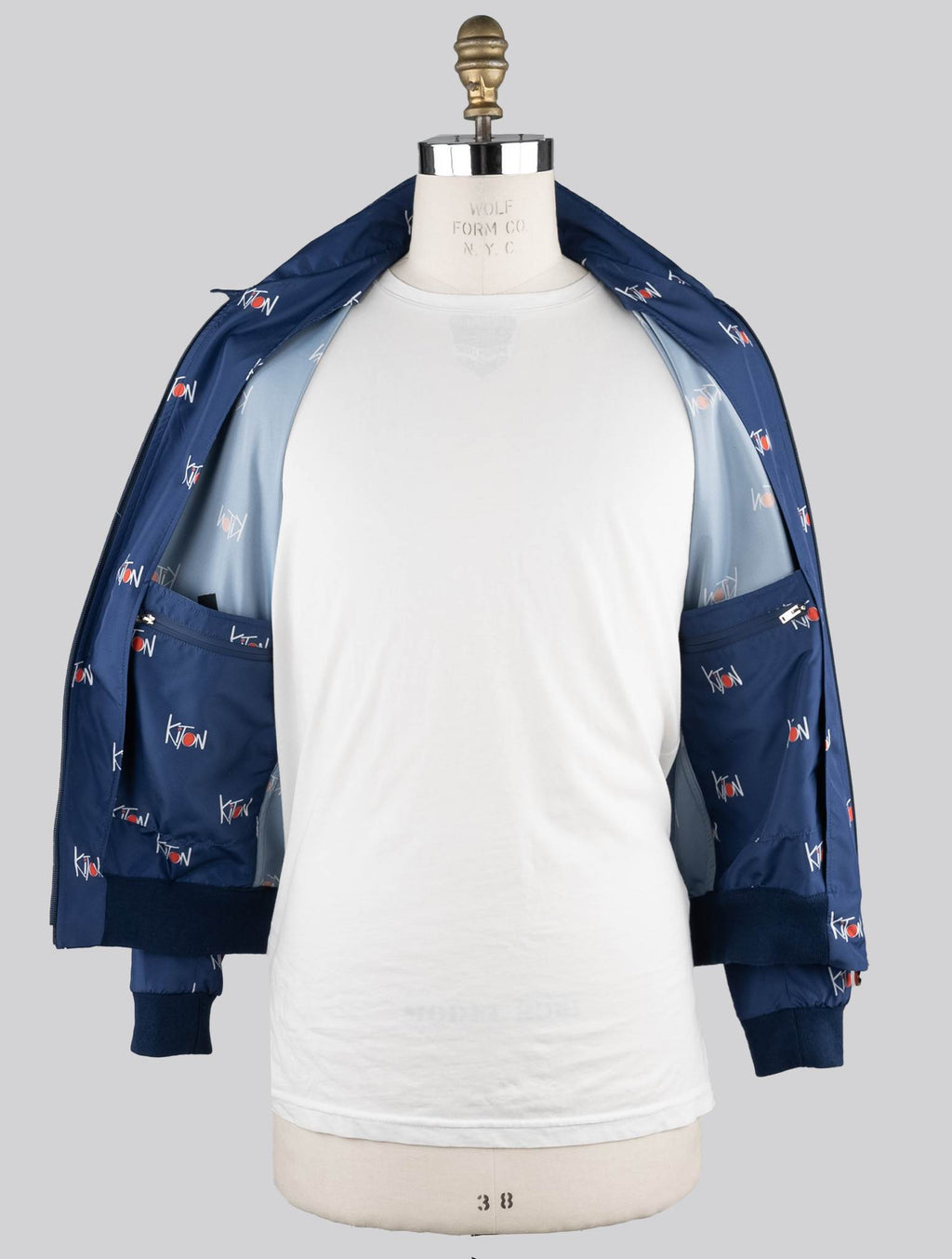 Kiton Blue Pl Coat Blue - view 5