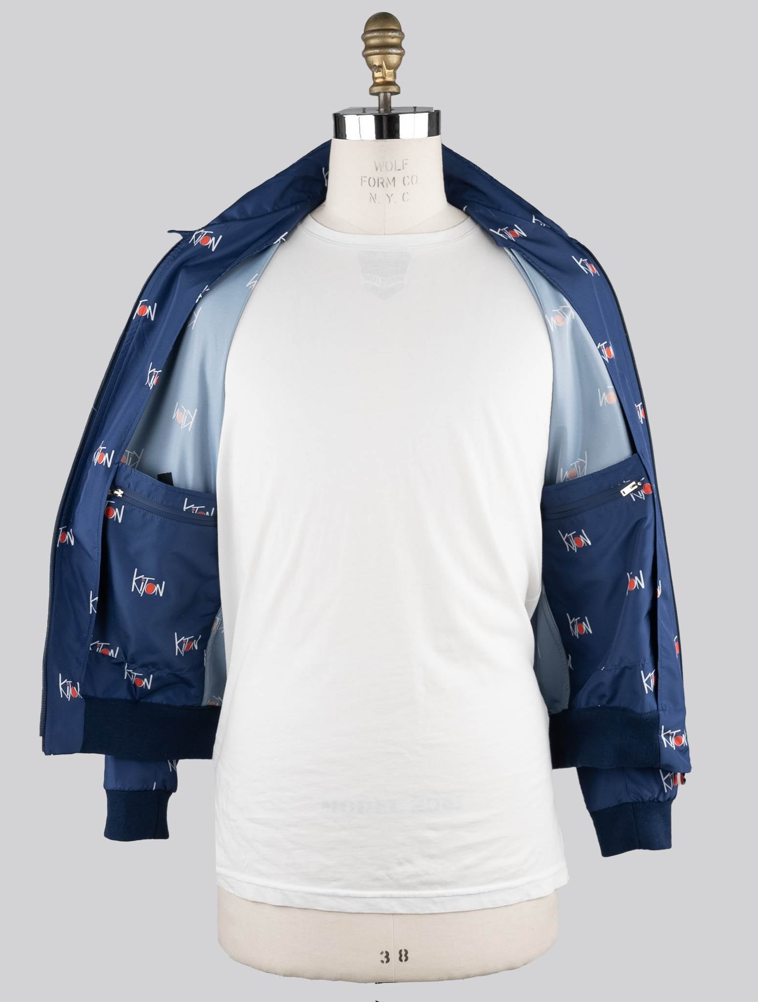 Kiton Blue Pl Coat Blue - view 5
