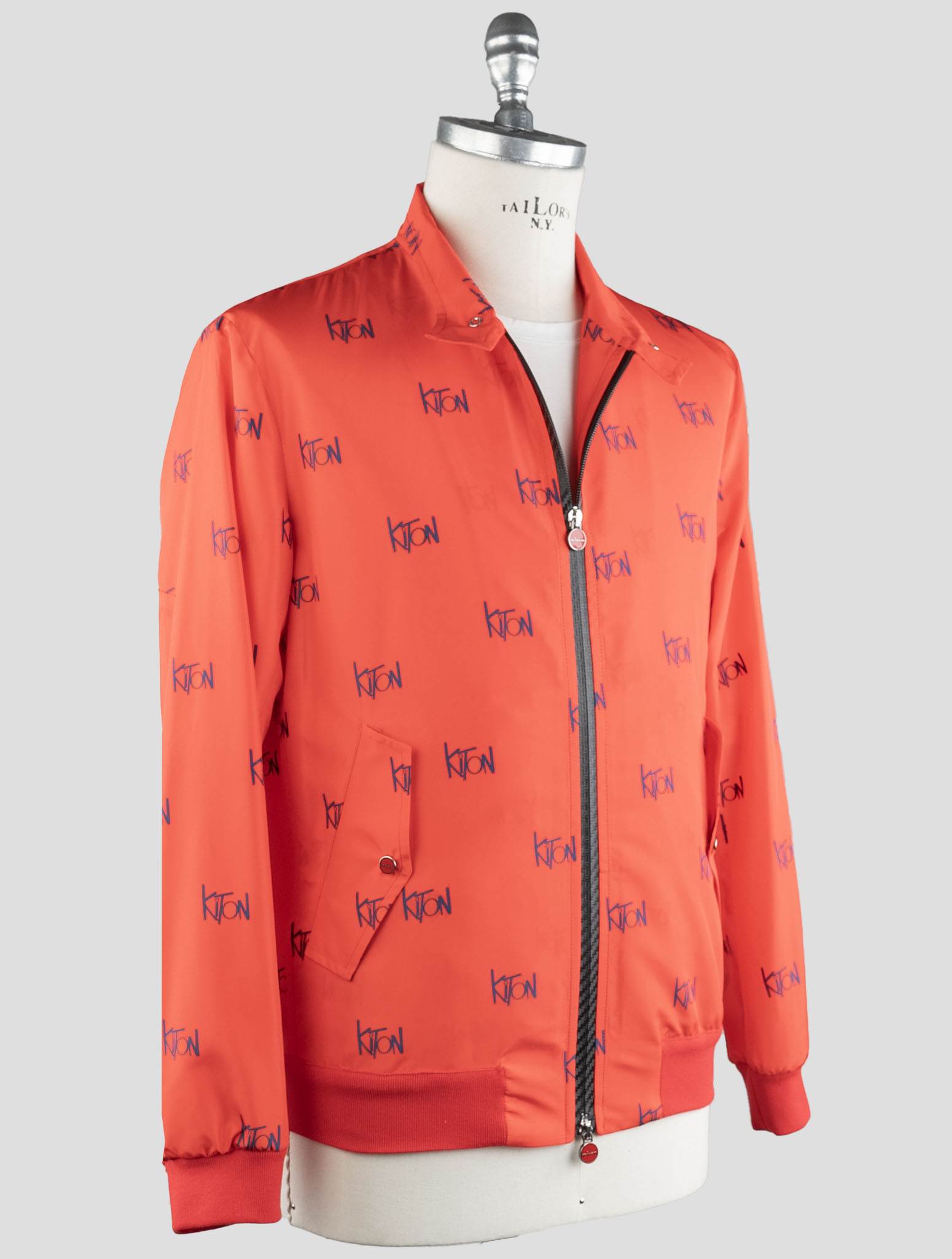 Kiton Orange Pl Coat - view 2