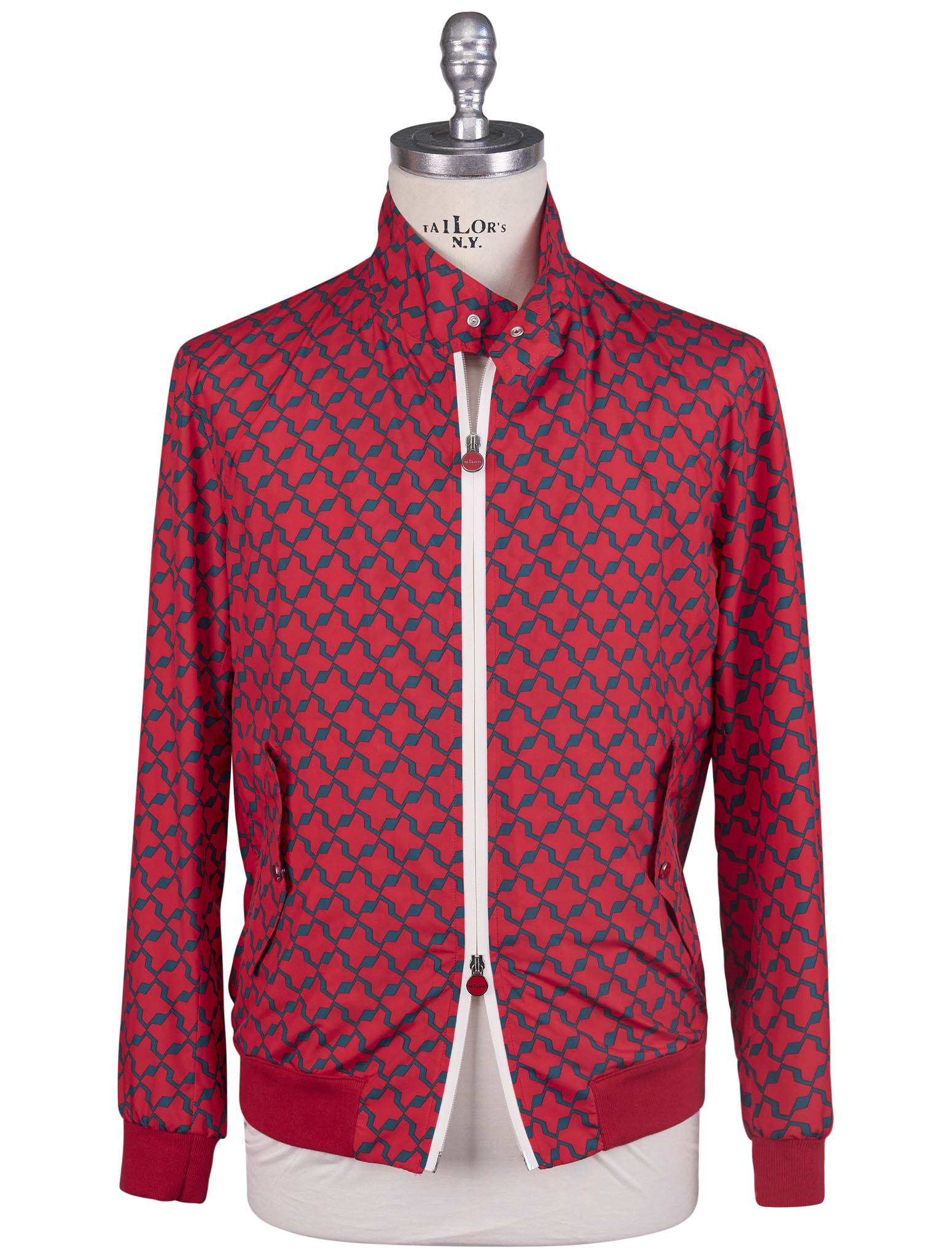 Kiton Red Green Pl Coat - view 5
