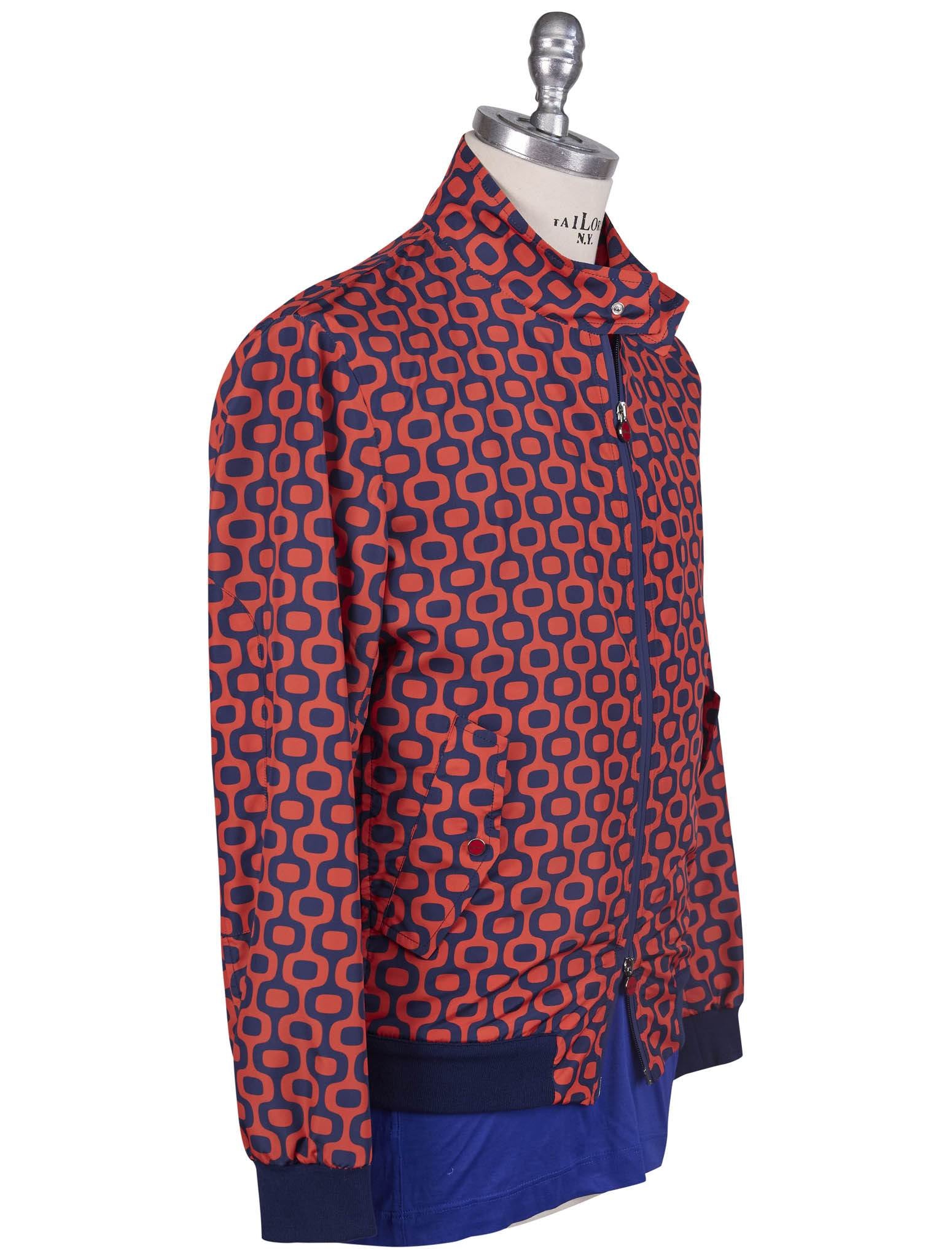 Kiton Blue Red Pl Coat - view 2