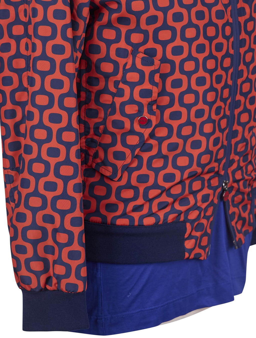 Kiton Blue Red Pl Coat - view 5