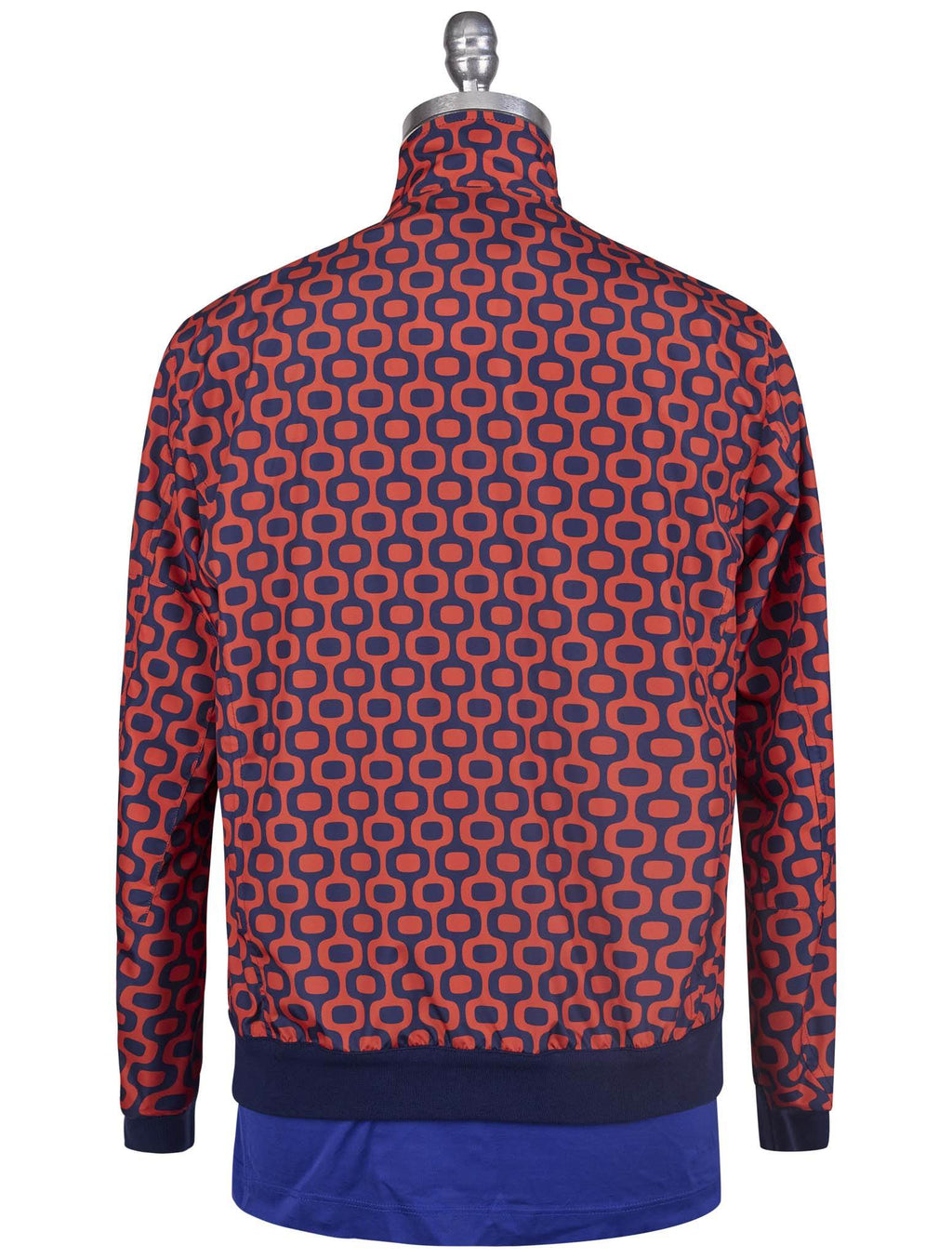 Kiton Blue Red Pl Coat - view 4