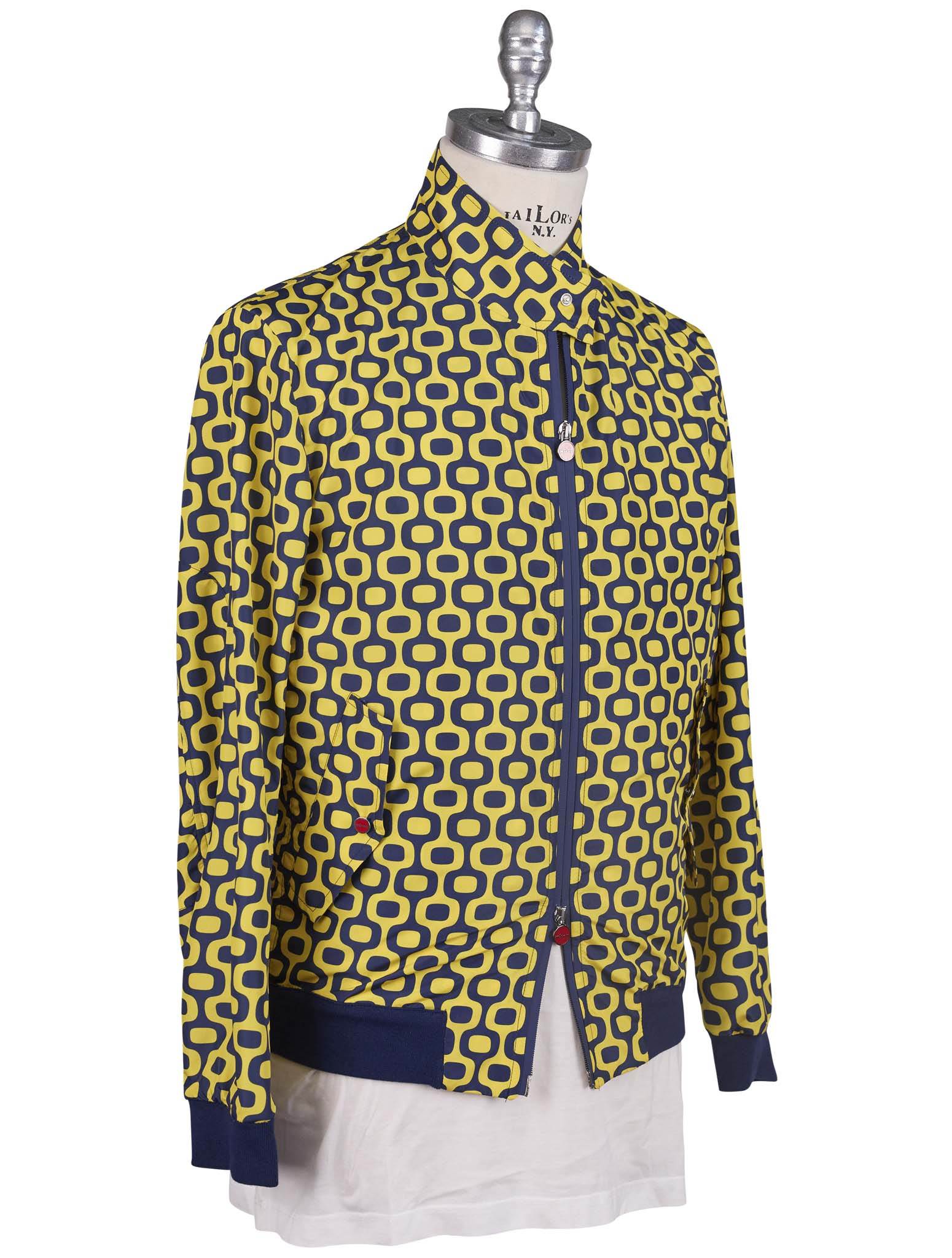 Kiton Blue Yellow Pl Coat - view 2
