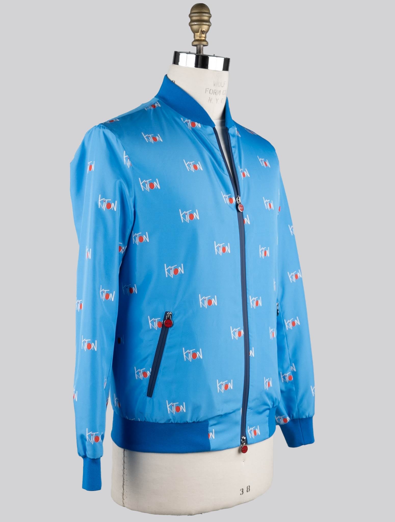 Kiton Light Blue Pl Coat Light Blue - view 2