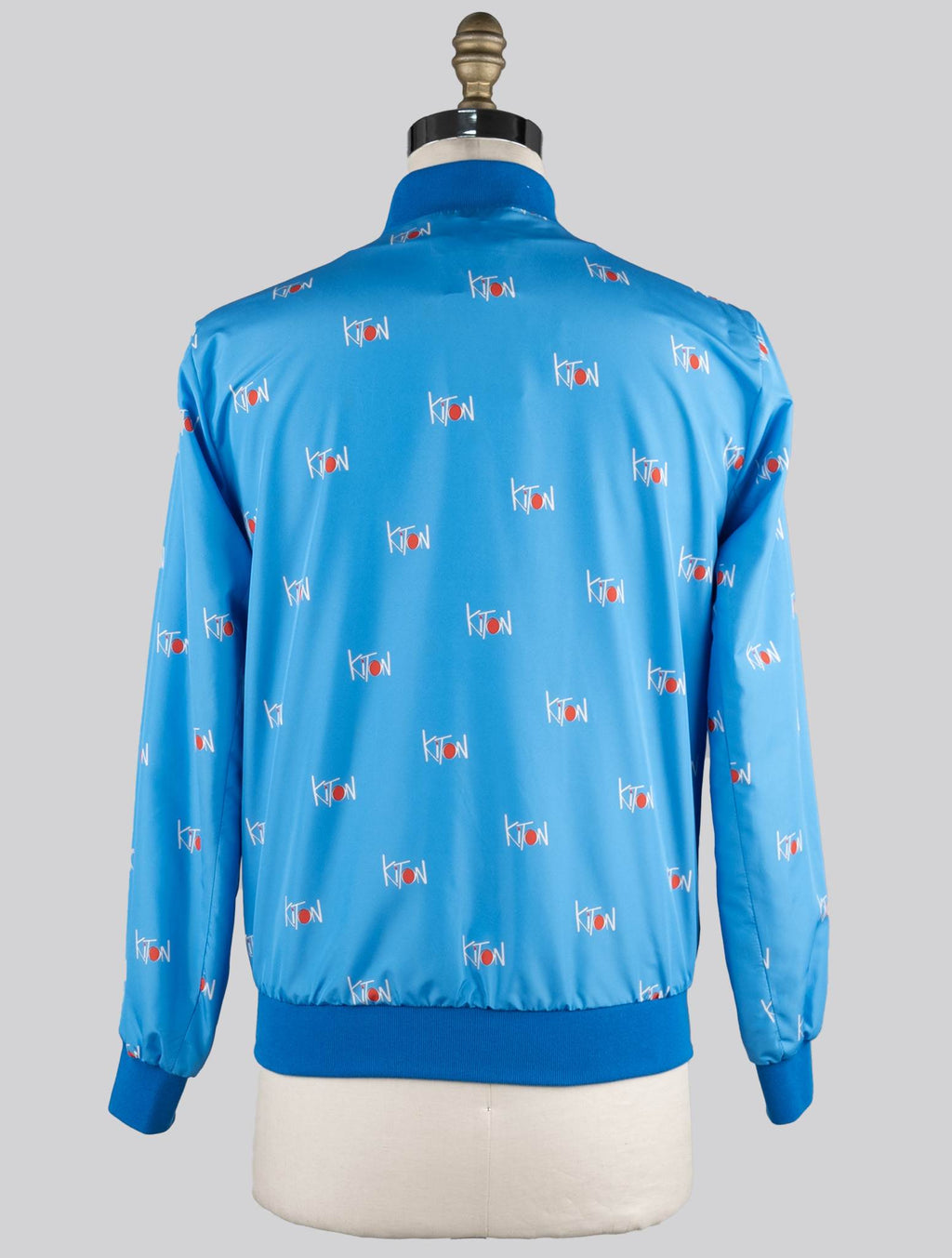 Kiton Light Blue Pl Coat Light Blue - view 3