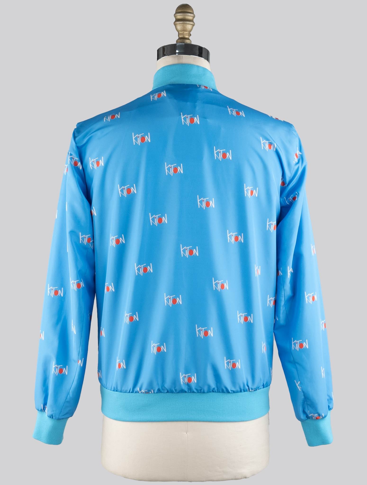 Kiton Light Blue Pl Coat Light Blue - view 3