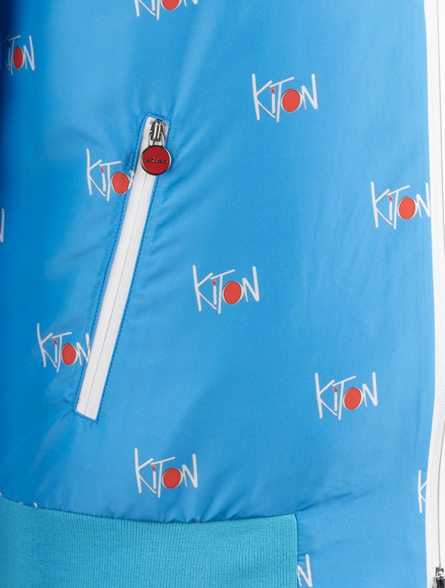Kiton Light Blue Pl Coat Light Blue - view 5