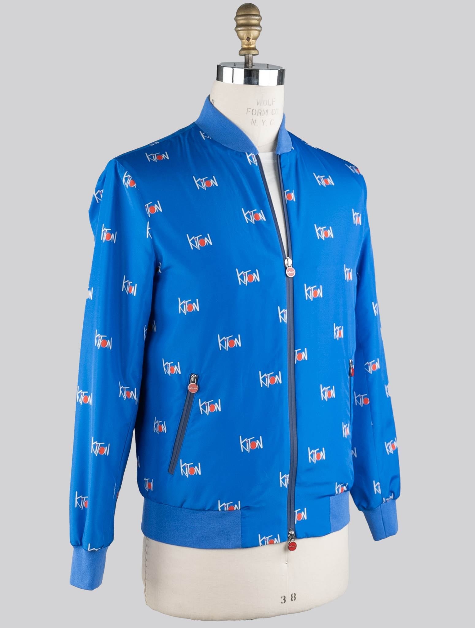 Kiton Blue Pl Coat Blue - view 2