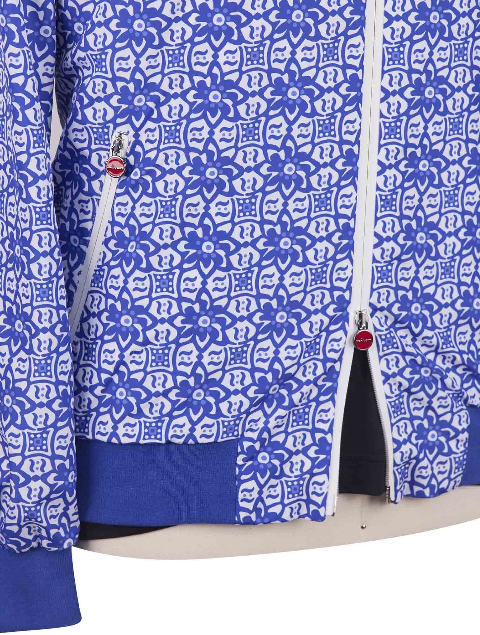 Kiton Blue White Pl Coat - view 5