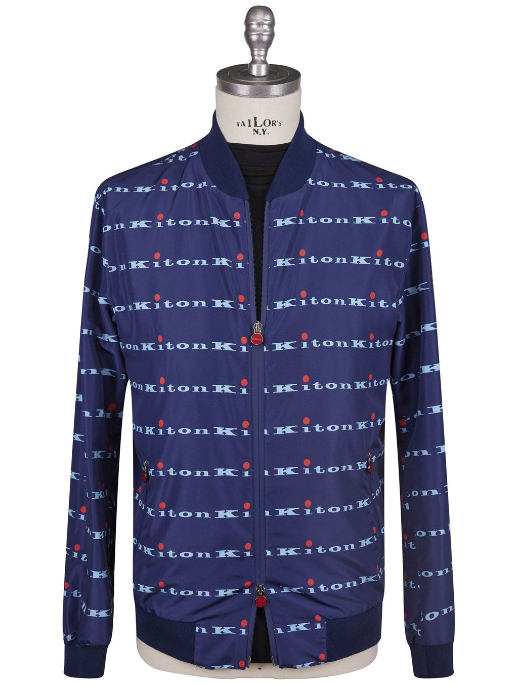 Kiton Blue Pl Coat Blue - view 5