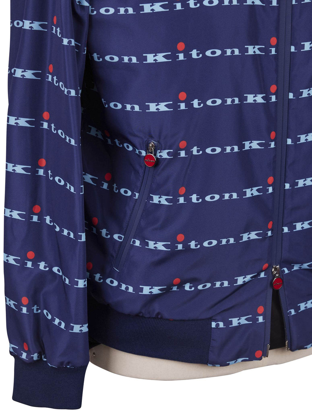 Kiton Blue Pl Coat Blue - view 3