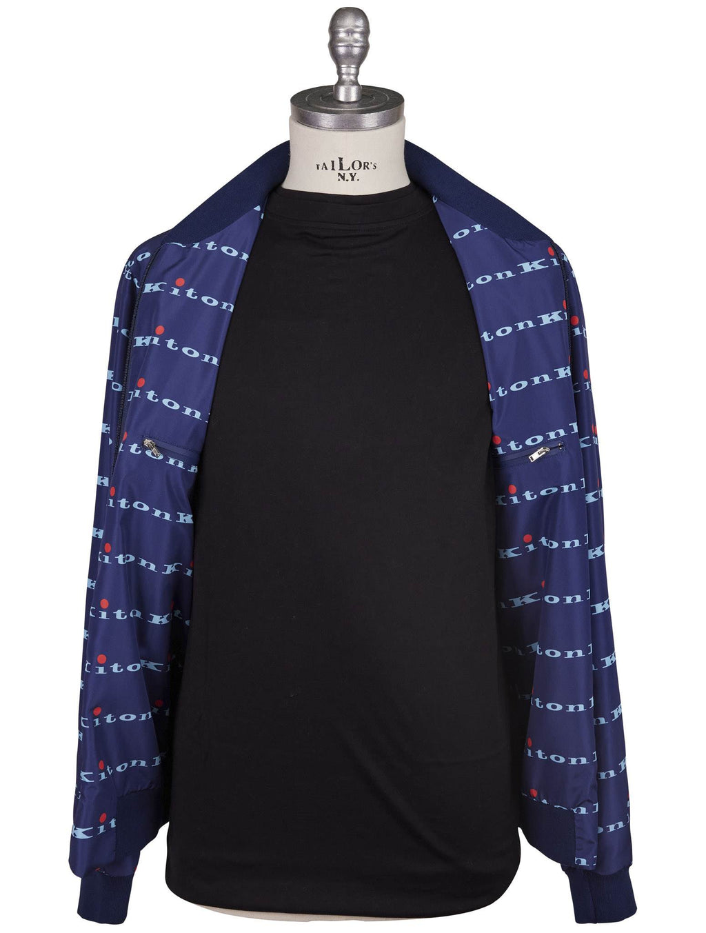 Kiton Blue Pl Coat Blue - view 4