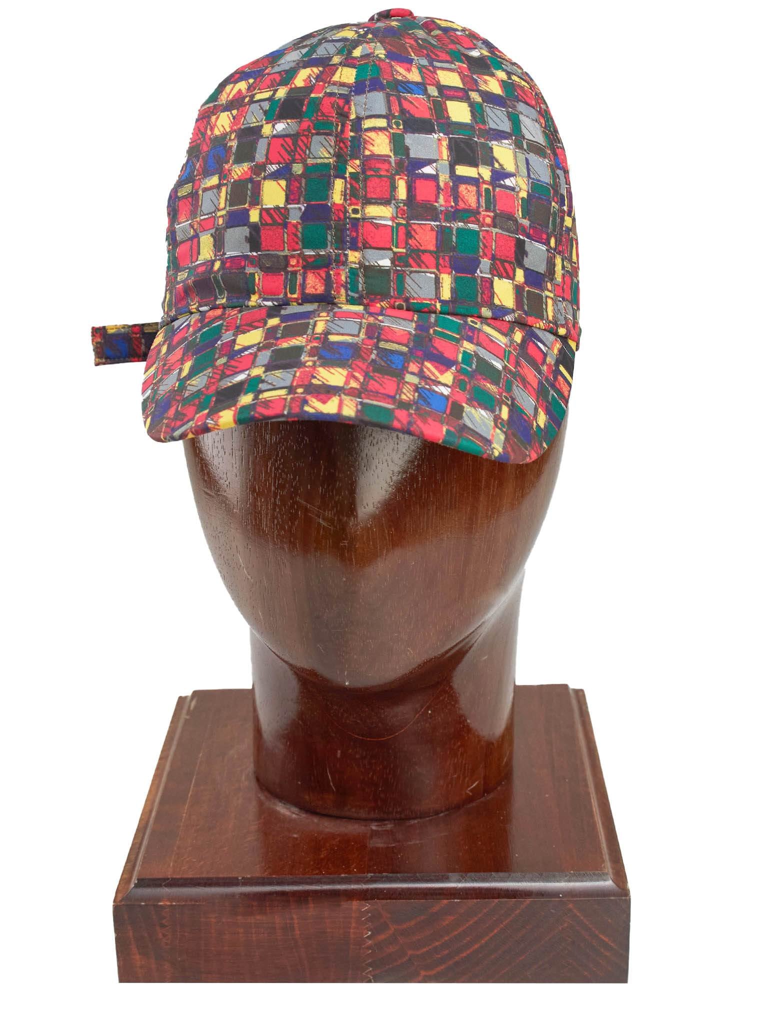 Kiton Multicolor Plaid Baseball Cap (APP016) 6