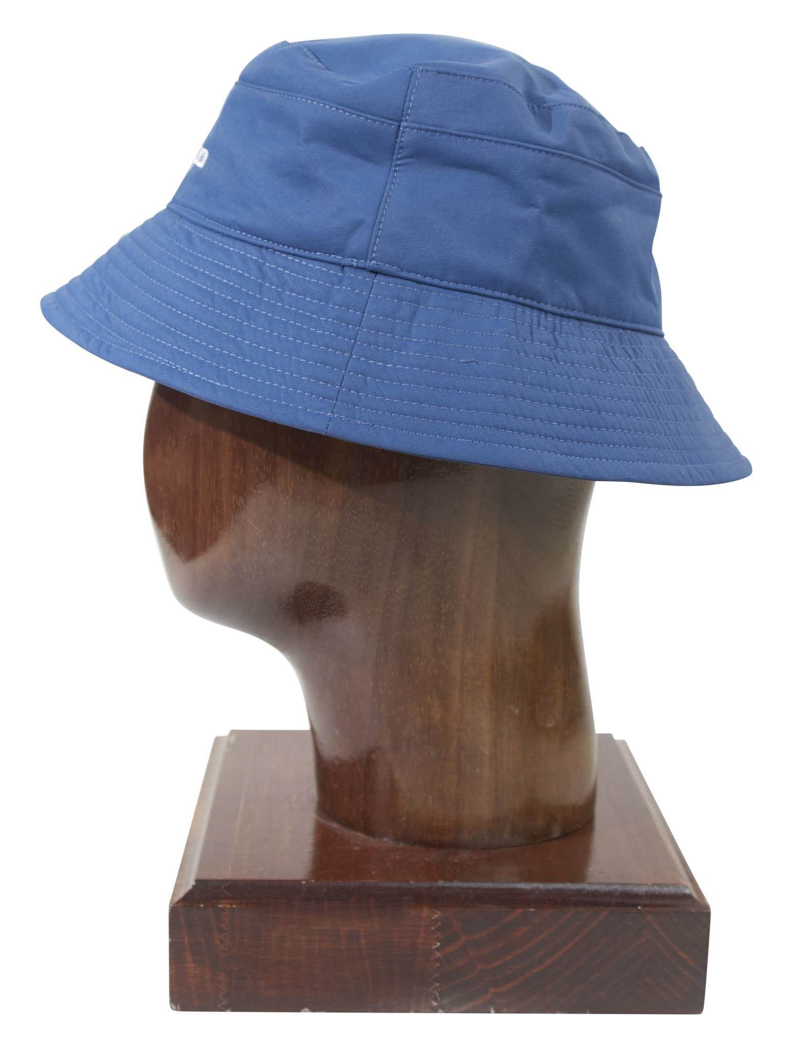 Kiton Blue Cotton Paisley Hat 5