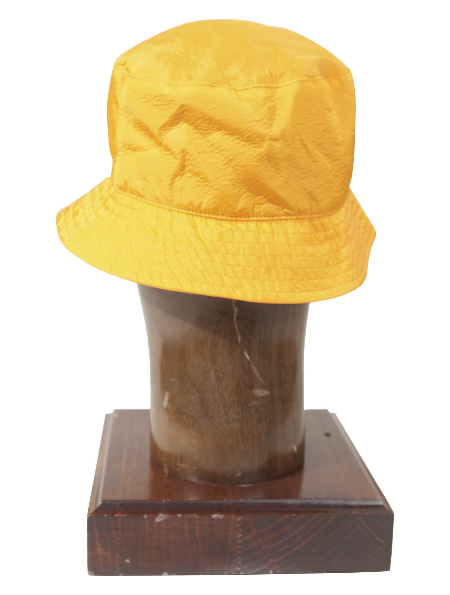 Kiton Orange Plaid Hat 2